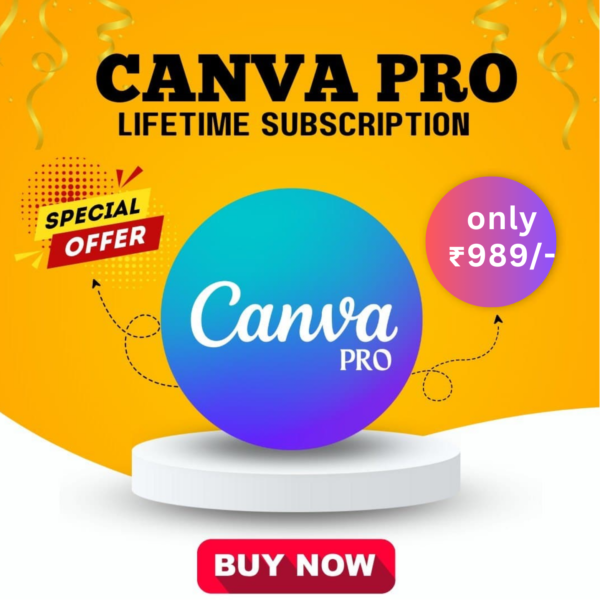 Canva Pro Subscription ( 6 Month Plan )