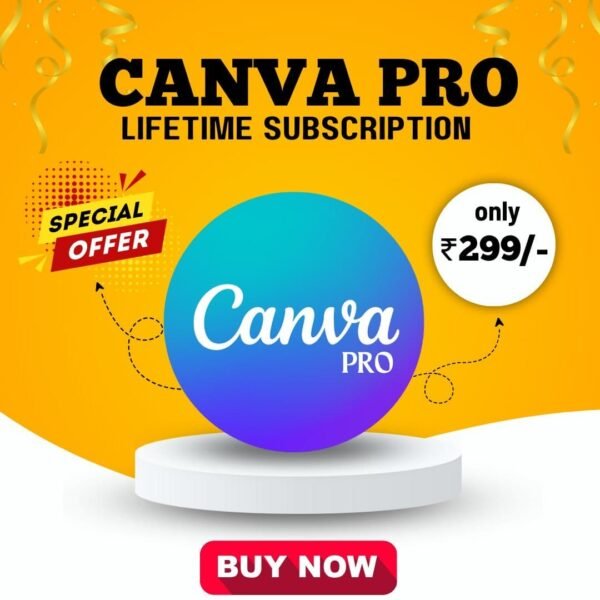 Canva Pro Subscription ( 1 Month Plan )